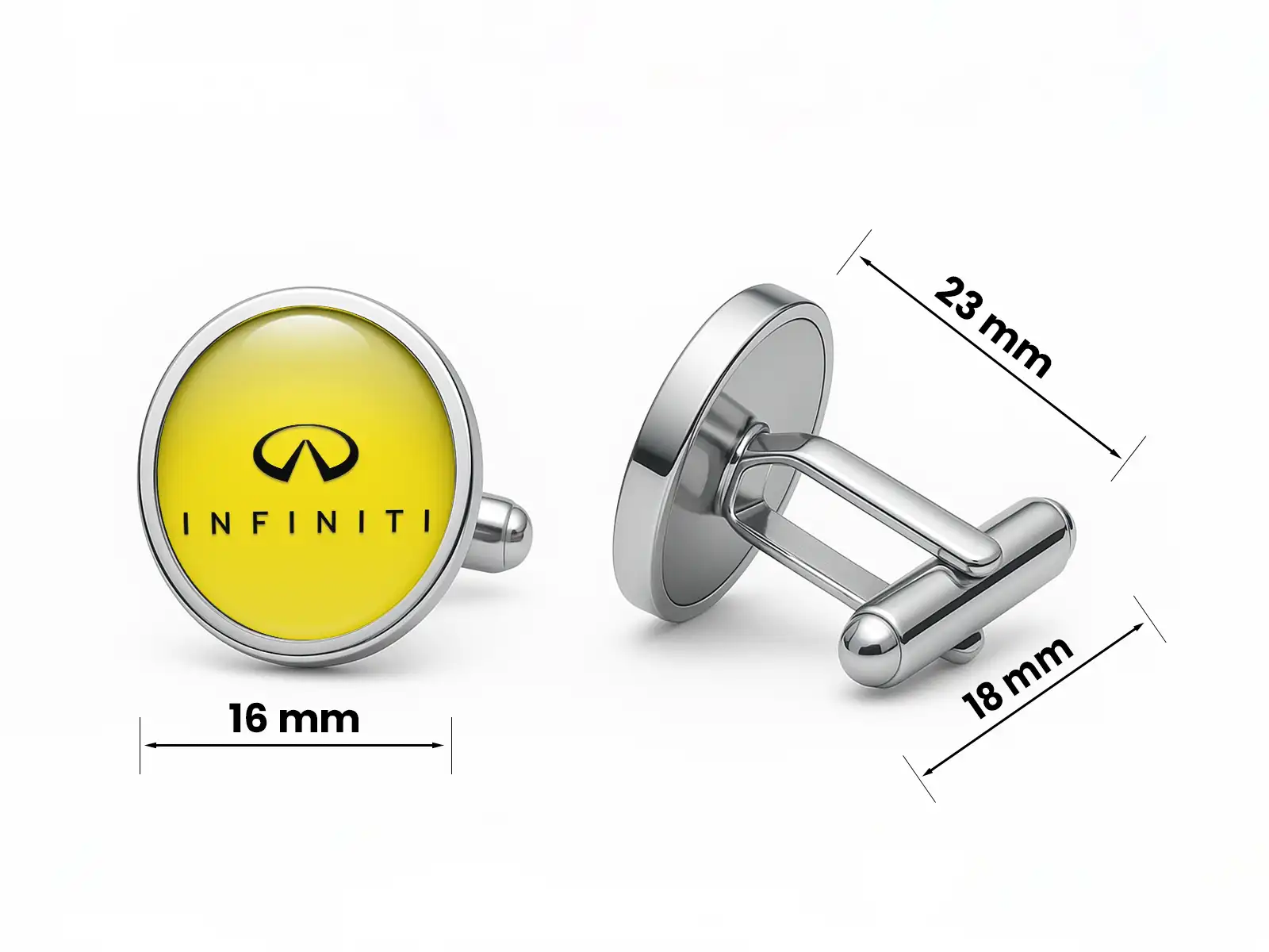 Infiniti Gemelli Eleganti Moda Uomo Universali Premium Pro
